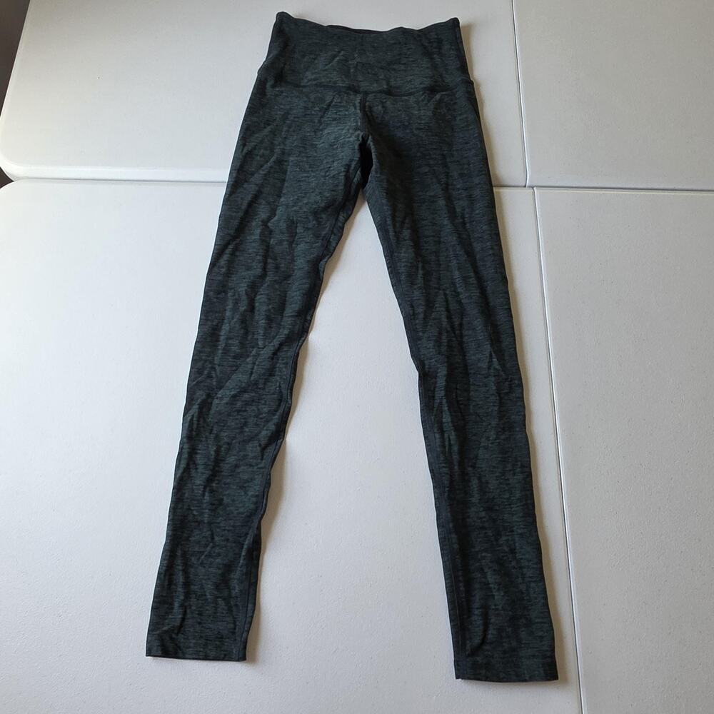 Beyond Yoga Leggings Womens Medium Green High Rise Ankle Made In USA Yoga Pants